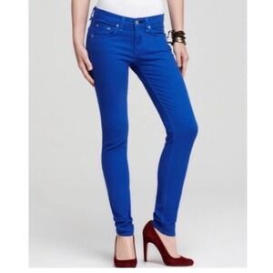 Rag & Bone Jean Legging Cobalt Blue Skinny Jeans Size 26 Made in USA